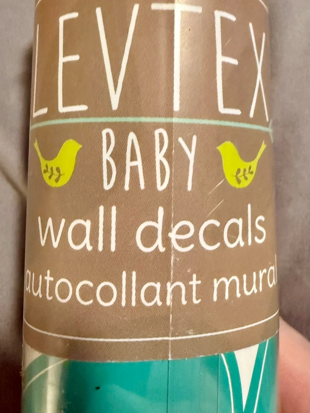 NIB Levtex Baby Zahara Elephant Butterfly Wall Decals Nursery Decor